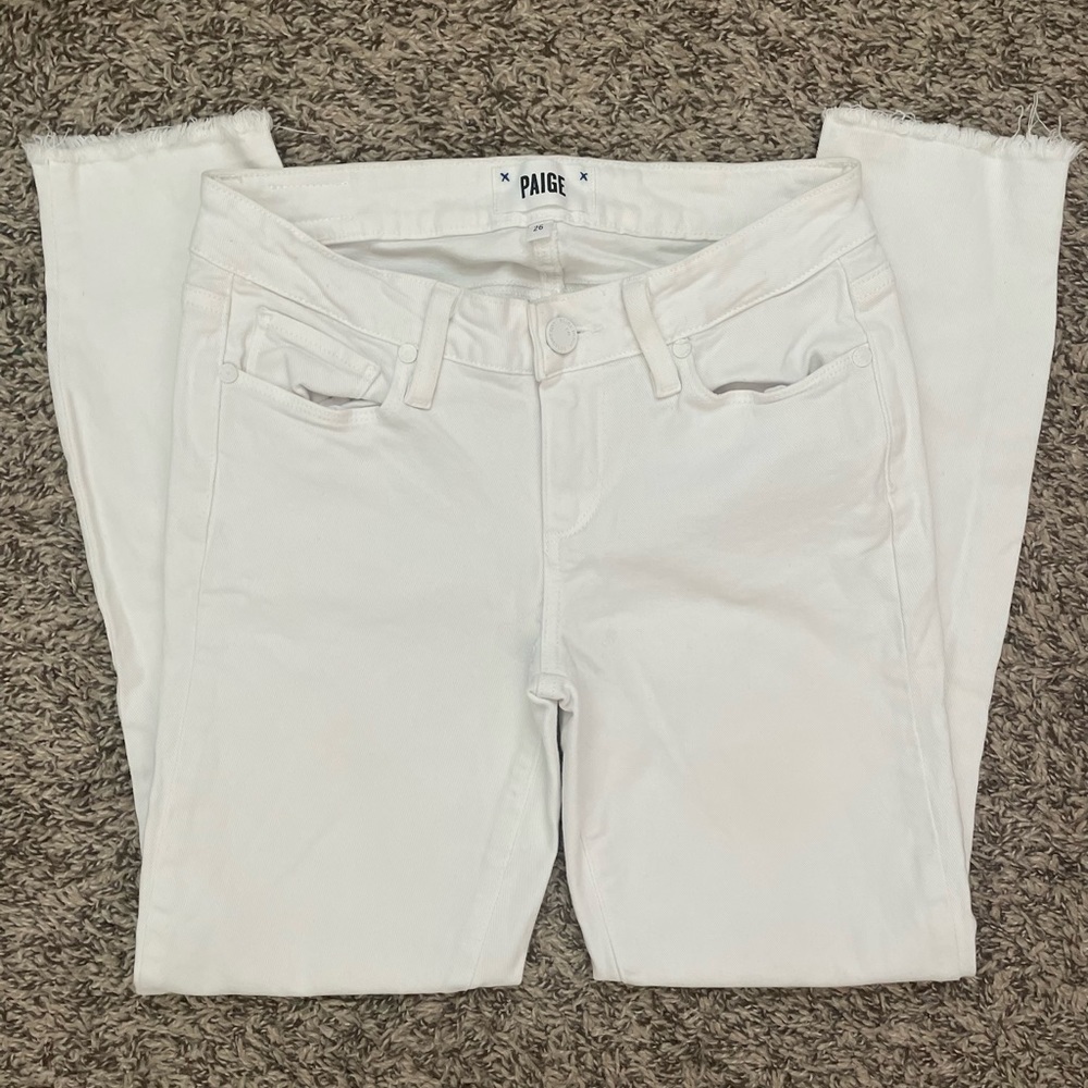 Paige Jeans Verdugo Crop in Crisp White